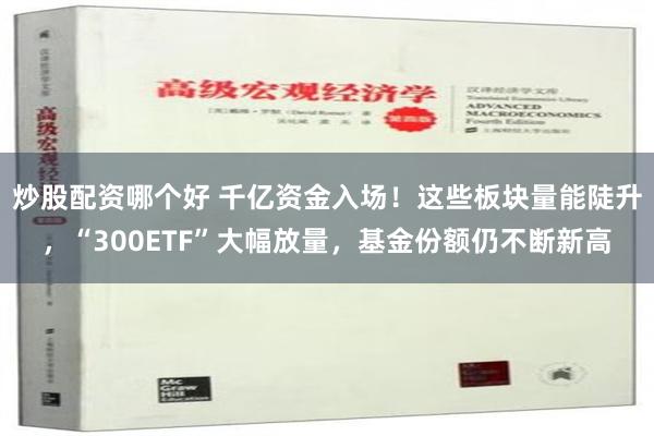 炒股配资哪个好 千亿资金入场！这些板块量能陡升，“300ETF”大幅放量，基金份额仍不断新高