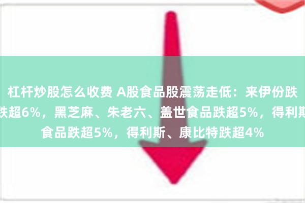 杠杆炒股怎么收费 A股食品股震荡走低：来伊份跌超8%，三只松鼠跌超6%，黑芝麻、朱老六、盖世食品跌超5%，得利斯、康比特跌超4%