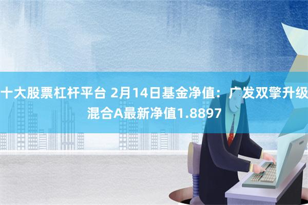 十大股票杠杆平台 2月14日基金净值：广发双擎升级混合A最新净值1.8897